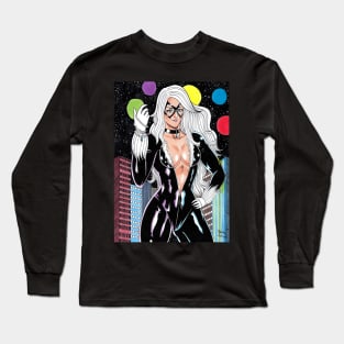 Black Cat - Night City Long Sleeve T-Shirt